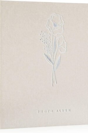 Photo Album 4x6 600 Pockets Photos, Linen Cover Large Picture Albums Holds 600 Horizontal and Vertical Photos Beige