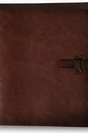 Photo Album 4x6 200 Photos, Genuine Leather Photo Albums with Writing Space with 30 Writing Paper, Travel Family Wedding Kids Graduation Ultrasound Baby Picture Album Scrapbook Photo Album (Simple)