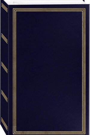 Navy Blue Photo Album, 504 Pockets 4"x6", 1 Count (Pack of 1)