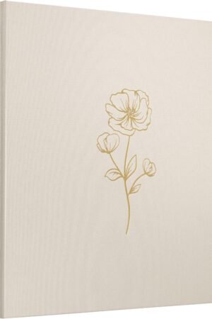 Photo Album 4x6 500 Photos 5 Pictures Per Page, 500 Pockets, Photo Albums 4x6 Pictures, Linen Fabric Cover Large Photo Album Book for Wedding Family Memories(Beige)